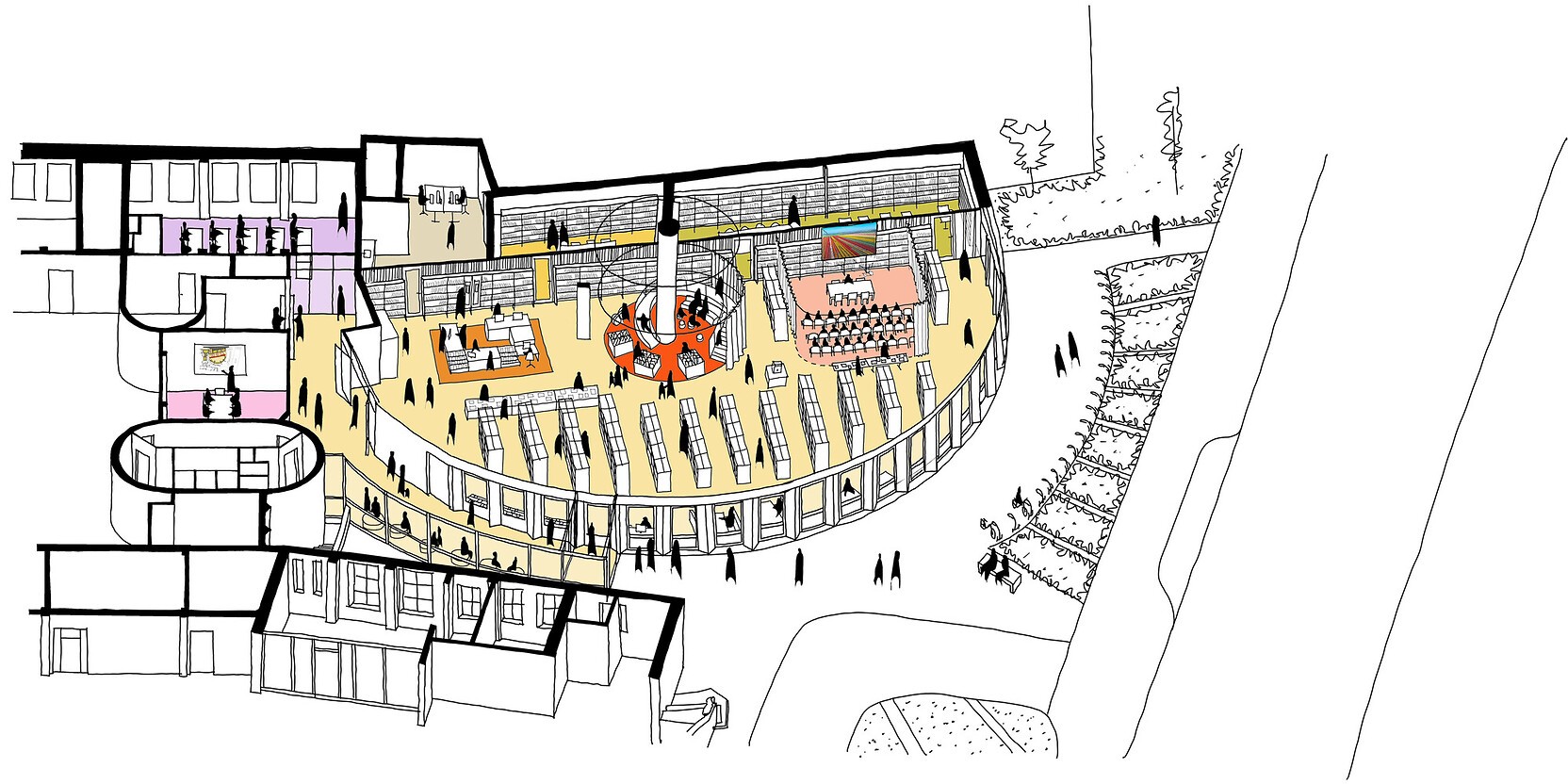 Optimising and Inspiring: The New Layout of the Noordwijkerhout Library, NL